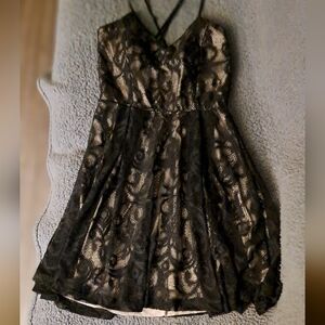Windsor Elegant Black Lace Dress